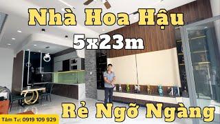 Tâm Tư Bán Nhà Rẻ Ngỡ Ngàng Đẹp Như Hoa Hậu 5x23m sổ hồng riêng ngay khu đô thị 5 sao 2 bình chánh