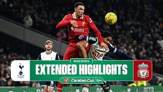 Tottenham vs. Liverpool: Extended Highlights | Carabao Cup | CBS Sports Golazo