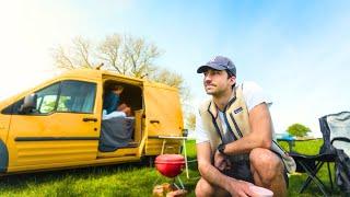 24 hours in our little yellow campervan | UK Camping and Van Life