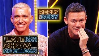 Luke Evans Gets a Surprise When He Plays Reply Or Deny | The Lateish Show