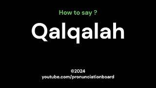 How to pronounce Qalqalah                            #pronunciationboard