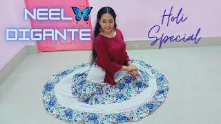 Neel Digante sitting dance cover | Holi special | Shreya Ghoshal | Gotro | Triparna Baruah