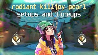 *NEW* Radiant Killjoy Guide On PEARL (SETUPS + LINEUPS)