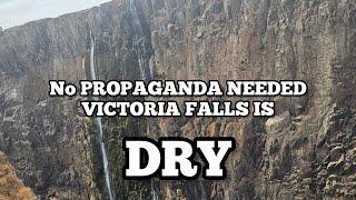 Propaganda Aside, Victoria Falls has Dried up esp on The ZAMBIAN side