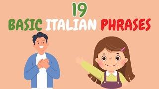 19 Basic Italian Phrases - Greetings & Thanks