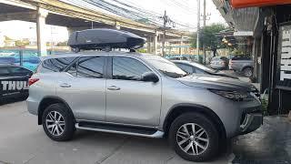 กล่องหลังคามือสอง THULE RoofBox Force XT M ติดตั้ง Toyota Fortuner ฟอร์จูนเนอร์ ที่ใส่ของบนหลังคา