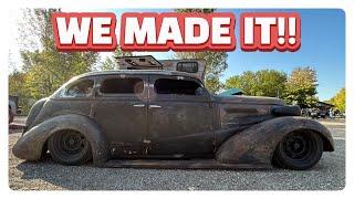 Last Minute THRASH for RatStock 2024!!! WE MADE IT!!! 1937 Master Deluxe Chassis Swap Part 39!!!