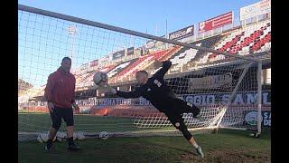 FOGGIA CALCIO: Esercitazione Portieri Foggia Calcio Parate Reattive e Riflessi con il Muro