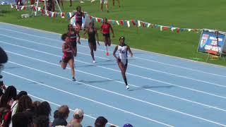 Tamari Davis 22.44 Brianna Williams Lasarah Hargrove 200m state finals