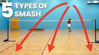 Learn The 5 Different Types Of Smash In Badminton