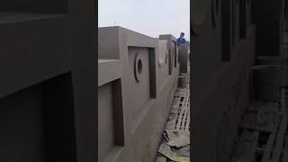 #Raj mistri parapet design plaster#construction #plasterdesignrajmistri ️