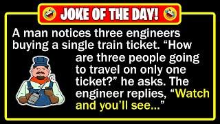  BEST JOKE OF THE DAY! - Three engineers and three accountants are on a train...  | Funny Dad Jokes