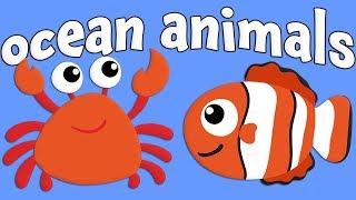 Ocean Animals!  Learning Ocean Animals for Kids