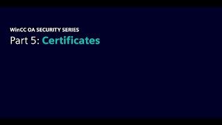 Part 5: Understanding Certificates