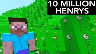 Minecraft, but Every Block is Henry Stickman Distraction Dance