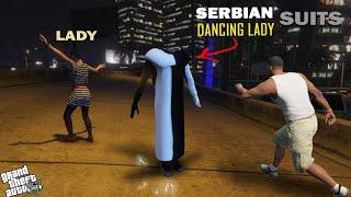 Franklin Stealing Serbian Dancing Lady Suit in GTA 5!