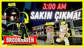  GECE 3'TE SAKIN DIŞARI ÇIKMAYIN!  - Roblox Brookhaven 