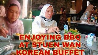 Enjoying BBQ at stuen wan buffet ‼️BBQ murah meriah