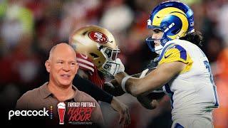 Rams at 49ers Reaction; Breece Hall, Alvin Kamara injury updates + more | Happy Hour (FULL SHOW)