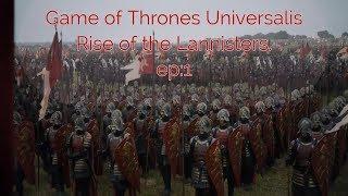 Game of Thrones Universalis - Shattered World - The Rise of House Lannister - ep1