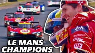 How FERRARI WON the 24 hours of Le Mans in 2023 (Ferrari 499P hypercar)