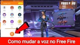 Como mudar a voz no Free Fire || Aplicativo de troca de voz do Free Fire