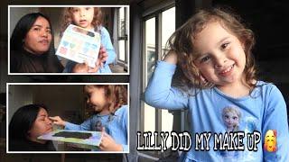 LILLY DID MY MAKE UP | CUTEST MAKE UP ARTIST EVER!!! ️ | Jia aij