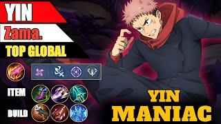 MANIAC !! Yin Zama + GOD Full Squad ! Gameplay Top Global Yin By Zama. • Mobile Legends Bang Bang