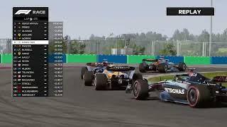 Lewis Hamilton Vs Carlos Sainz Race F1 Hungaroring Hungarian Grand Prix #HungarianGP 2024