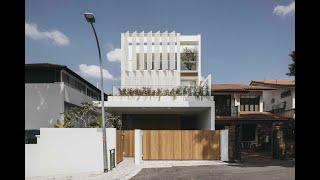 Wicker House - a contemporary family home protected from the elements by aluminium screens.