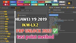 how to remove/unlock frp huawei y9 2019 jkm-lx2 one click by unlock tool 2022