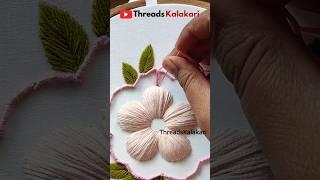 DIY Threads Kalakari  Hoop /#handembroidey #trending #tutorial #art #shorts