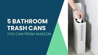 TIKTOK MADE ME BUY ITBest Bathroom Trash Cans Amazon Must Have | How To Get Click Description