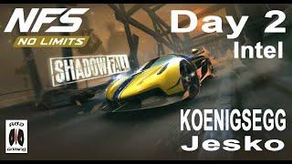 NFS: No Limits | KOENIGSEGG Jesko (Day 2) | NFSNL Shadow Fall | Material Guide