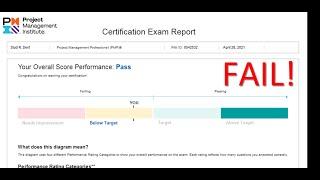 PMP Exam Failure Advisory 2022 (CONFIRMED: Trend Observed)