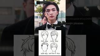 Hyunjin in different hairstyle️ #straykids #hyunjin #skz #fyp #trending #viralshort #kpop