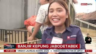 Penampakan Banjir di Pejaten Jakarta Mencapai Atap Rumah | Beritasatu