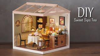 [4K] ROLIFE Sweet Sips Tea || DIY Miniature Dollhouse Kit - Relaxing Satisfying VideoBubble Tea