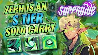 How to play Zeph like a Carry - S Tier SoloQ Hunter Pick | Legend SUPERVIVE Gameplay