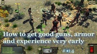 Atom rpg how to get best gear early guns and rubles Attack on Otradnoye quest # 14