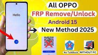 Quick Share Not Working Android 15 All OPPO FRP Bypass/Google Account Lock Unlock Without PC 2025