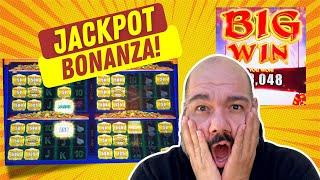 MULTIPLE WINS THAT PAID OFF BIG TIME!!  with VegasLowRoller on Zodiac Lantern Rabbit Slot Machine