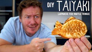 I tried a Taiyaki Pan | Japanese Street Food Style Fish Cake Maker!