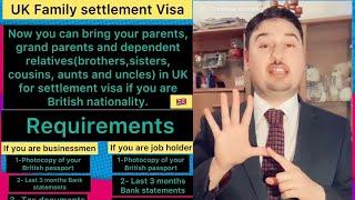 UK Family Visa/ UK Family Settlement Visa