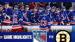 GAME HIGHLIGHTS | 2024-25 Preseason: New York Rangers vs Boston Bruins (9/26/24)