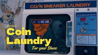 Using Coin Laundry for Sneaker Washing | Coin Laundry in Japan | #japanvlog