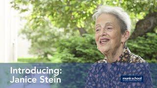 Munk School: Introducing Janice Stein