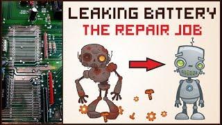 Retro Repair - Repairing a leaked battery in the Amiga 2000 - The Repair Job - Part 2