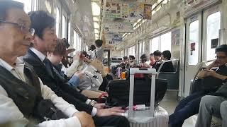 (Quiet) Japanese never talk inside metro subway train!