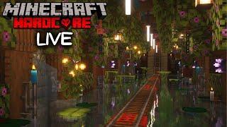 Building the Raid Farm Tunnel In Hardcore Minecraft